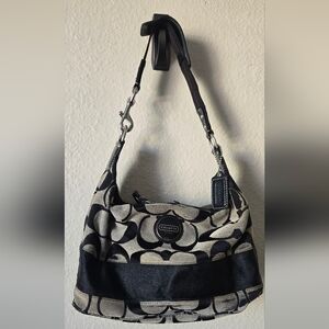 Vantag Coach Black and Cream Women's Bag